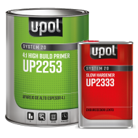 U-POL 2253 & 2333 2K 4:1 Gray High Build Urethane Primer Slow Kit (Gallon)