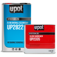 U-POL HS Overall Clearcoat 5 liter Kit w/ Slow Hardener