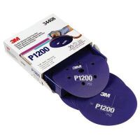 3M 34408 Hook & Loop Flexible Dust Free P1200 Grit 6 in. Sanding Disc (25/Pack)