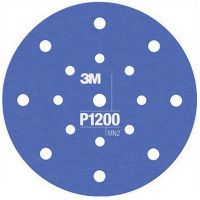 3M 34804 Flexible Dust Free Hook & Loop P1200 Grit 6 in. Sanding Disc (25/Pack)