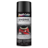 Dupli-Color DE1613 Gloss Black Engine Enamel Paint with Ceramic Resin (12 oz)