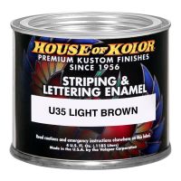 House of Kolor U35 Light Brown Striping And Lettering Enamel (4 oz.)