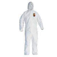 KleenGuard 41507 A45 Series White Coveralls (2X-Large)