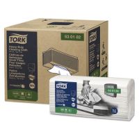 Tork 530182 Heavy-Duty Premium White Paper Cleaning Cloth (420 Sheets)