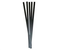 Polyvance R02-04-01-BK Black Flat Polypropylene Welding Rod (12 in.)