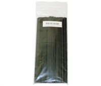 Polyvance R02-07-04-BK Black Flat Polypropylene Welding Rod (12 in.)