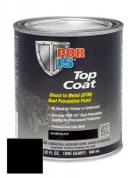 POR-15 45808 Top Coat Gloss Black Paint (Pint)