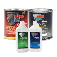 Rust Preventative Coating Gloss White Top Coat Quart Kit