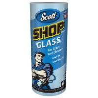 Scott 32896 Hydroknit 1 Ply Shop Towels for Glass and Chrome (12 Rolls)