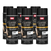 SEM 17093 Classic Coat Flexible Coating Black 12 oz. (6/Pack)