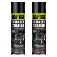 U-POL 4879 Raptor 1K Black Truck Bed Coating 14.3 oz (2 Pack)