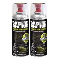 Raptor 2K Black Spray-On Truck Bedliner Aerosol 2 Pack (13.2 oz)