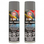 Dominion Sure Seal 24023 3 In 1 Gray Primer Aerosol 16 oz (2 Pack)