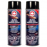 Dominion Sure Seal 240041 Black Low VOC Rubberized Undercoating 17.7 oz (2 Pack)