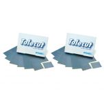 Tolecut 191-1528 Stickon 70 x 114 mm 2500 Grit Blue Dry 8-Cut 2 Pack (50 Sheets)