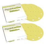 Super Assilex 193-1579 Super-Tack 6 in. 800 Grit Lemon Sanding 2 Pack (50 Discs)