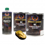 House Of Kolor C2C-BC01 Solar Gold Metallic Basecoat 2 Quart Kit +Slow Reducer