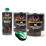 House Of Kolor C2C-BC09 Planet Green Metallic Basecoat 2 Quart Kit +Slow Reducer