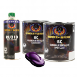 House Of Kolor C2C-BC10 Pavo Purple Metallic Basecoat 2 Quart Kit +Fast Reducer