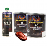 House Of Kolor C2C-BC11 Cinder Red Metallic Basecoat 2 Quart Kit +Fast Reducer