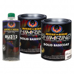 House of Kolor S2-25 Jet Black Solid Basecoat 2 Quart Kit + Slow Reducer