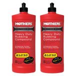 Mothers 81232 Professional Heavy Duty Automotive Rubbing Compound 32 oz (2 Pack)