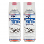 SprayMax 3680065 2K Matte Clear Coat 400 ml (2 Pack)