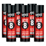 U-POL 741V ACID #8 Gray Etch Primer Aerosol 450 mL (6 Pack)