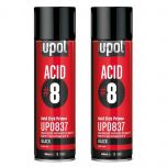 U-POL 837 Acid #8 Black 1K Etch Primer 450 mL (2 Pack)