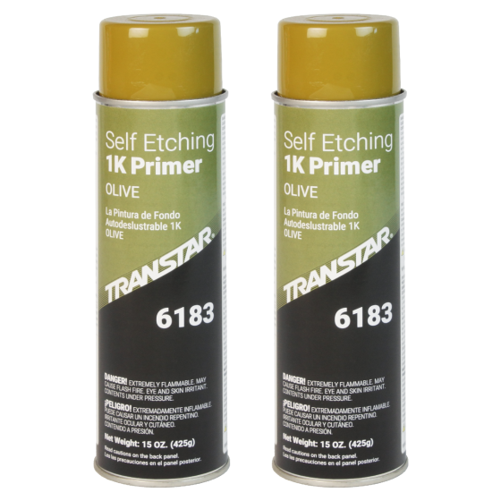 TSTAR 6183 SELF ETCHING PRIMER TRANSTAR 6183 Self Etching 1K Primer - Olive  Green - AEROSOLS