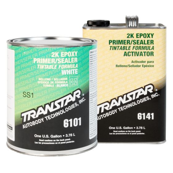 Transtar 6101 2k Epoxy White Primer Sealergroundcoat Kit W Activator Gallon 4595