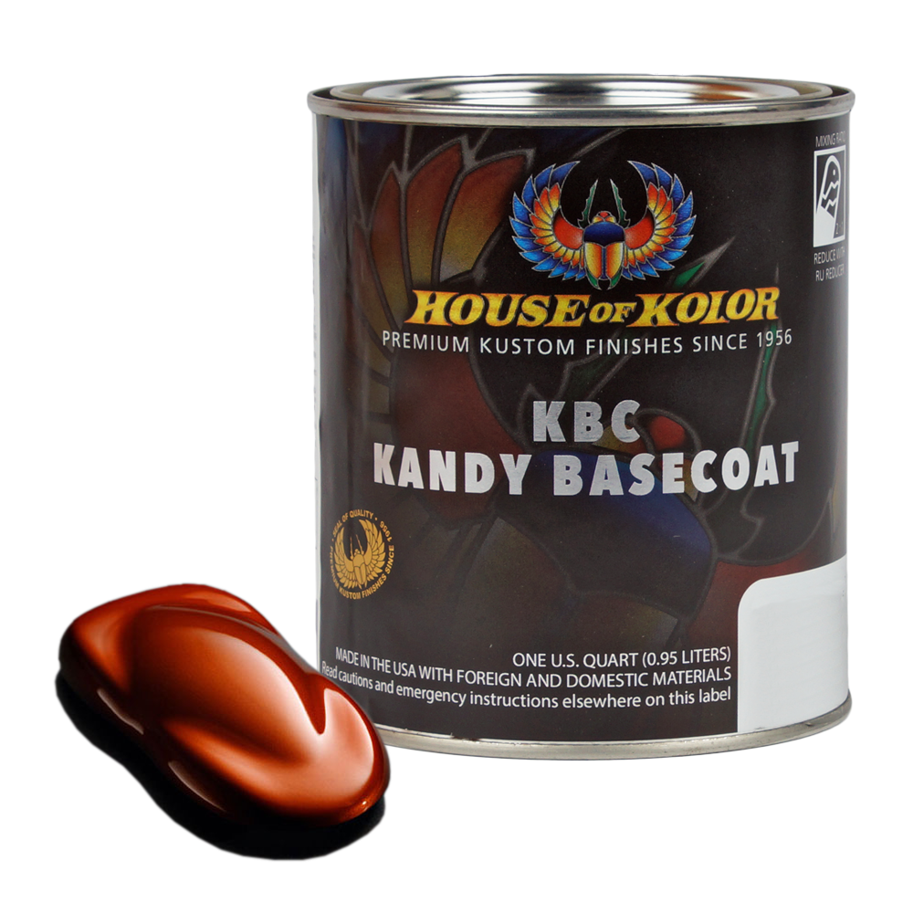 House of Kolor C2C-KBC08 Shimrin C2C Tangerine Kandy Basecoat (Quart)